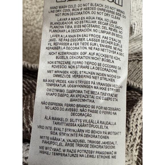 GUESS Los Angeles Mens Medium Shawl Collar Half Zip Sweater Cotton Knit Brown - Picture 9 of 14